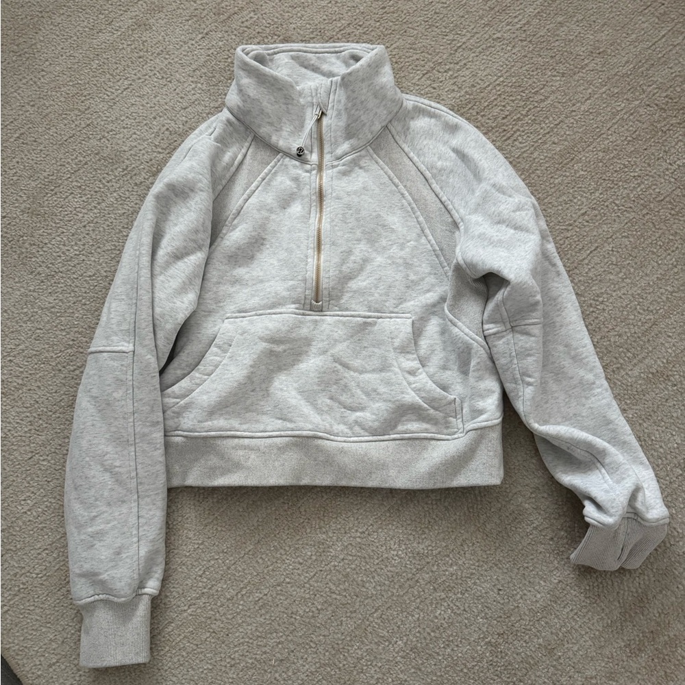 Lululemon Gray Women's Quarter-Zip Sweatshirt